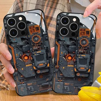 Circuit Glass Phone Case 1
