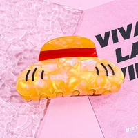 Cute Acrylic Hair Claw Clip for Anime Parties Birthdays Roleplaying - Non-Slip Easy to Use No Power Required Suitable