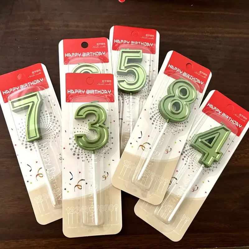 Cake candles birthday number candles topper for girl boys kids wedding party