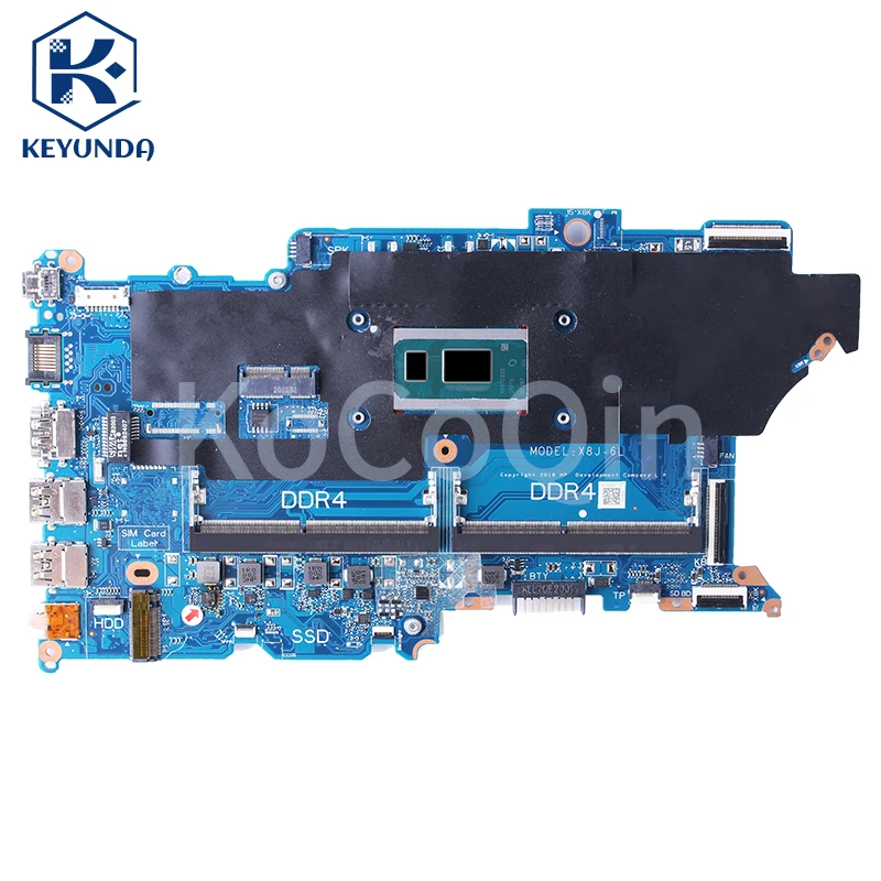 Placa-mãe portátil para HP ProBook, 8 °