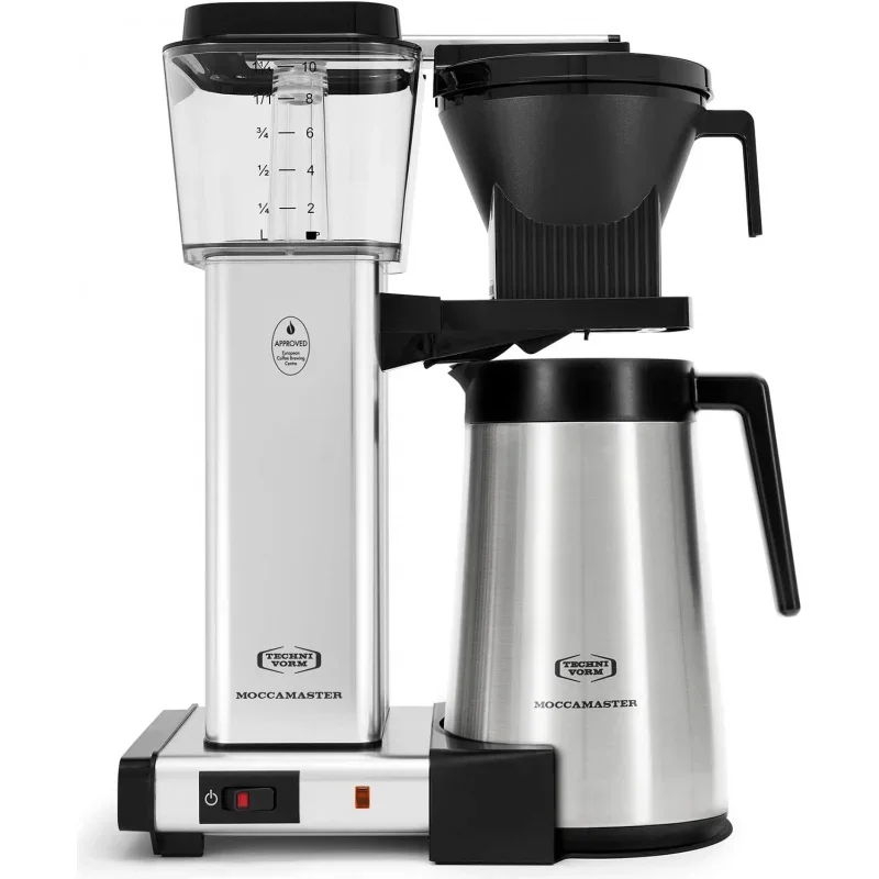 

Кофеварка techniuzunmoccamaster 79312 KBGT, 40 унций, Полированное Серебро
