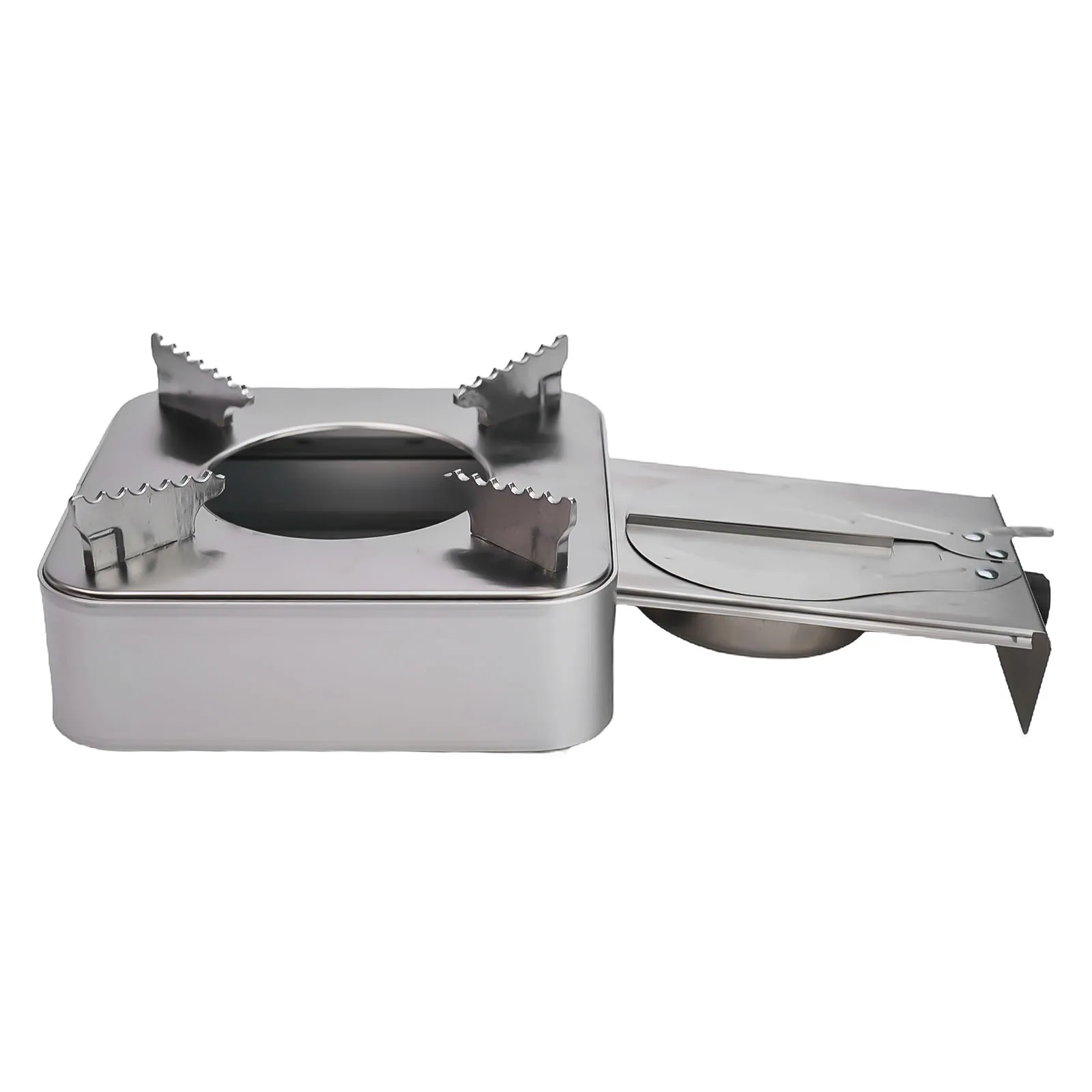 

Спиртовая горелка из нержавеющей стали, выдвижной ящик для кемпинга на открытом воздухе