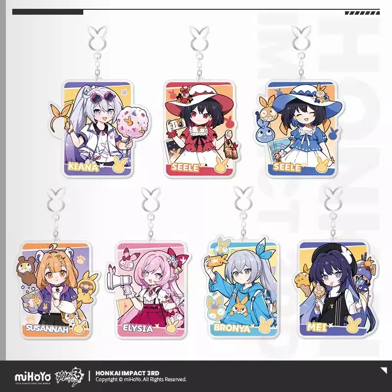

HONKAI IMPACT 3RD/MIHOYO Acrylic Pendant KIANA MEI BRONYA SUSANNAH ELYSIA SEELE Anime Accessories Cartoon Doll New Preorder