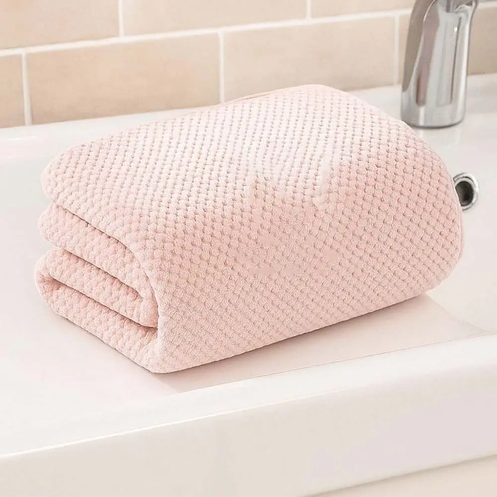 Portable Breathable Baby Towel Quick Water Absorption Polyester Fiber Solid Color Washrag Facecloth Fluffy Soft Washcloth Women