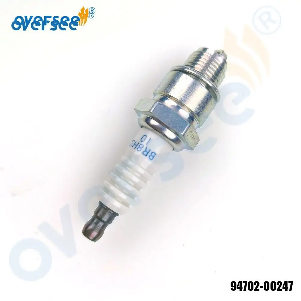 94702-00247 Spark Plug (BR8HS-10) For Yamaha 2-stroke 20-250HP Outboard Engine