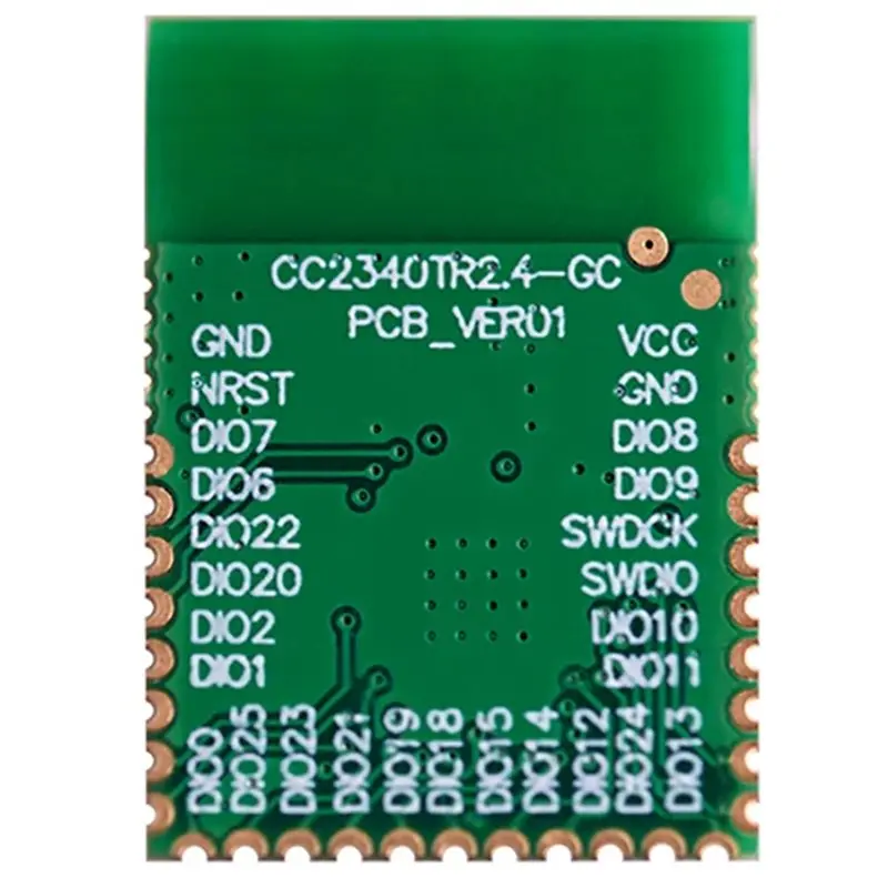 2.4G CC2340 블루투스 호환 Soc 모듈 BLE5.3 소형 저전력 PCB 안테나
