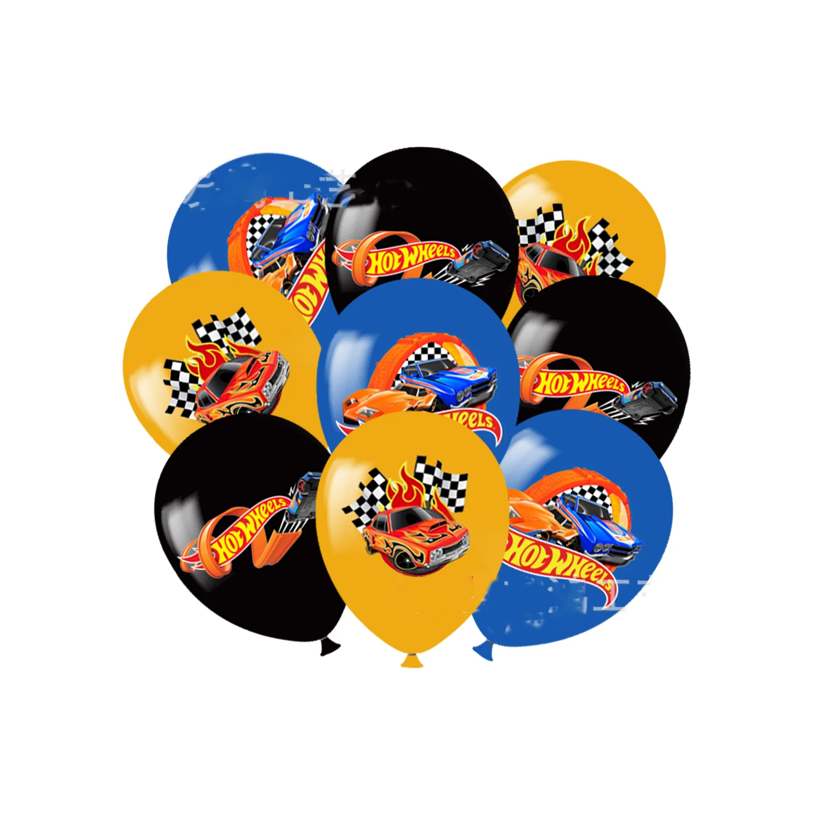 Description Picture 5 of itemHot Wheels Car Cake Topper Race Car Happy Birthday Party Supplies for Boys Gifts Baby Shower Party Favors Table Decoration