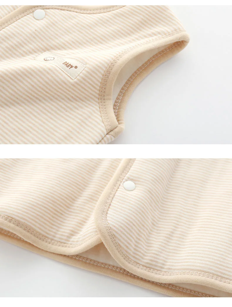Baby-Weste, kleine Weste, gesteppt und warm, für Jungen und Mädchen, modische Weste, reine Baumwolle, für Neugeborene, Frühling & Herbst – Detail 7