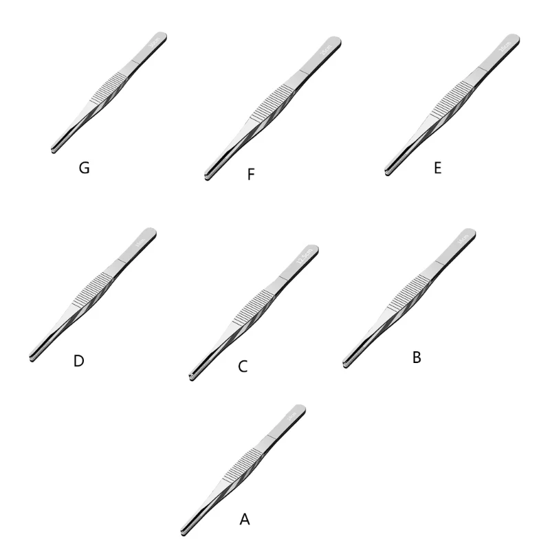Precision Stainless Steel Tweezers for Electronics and Laboratory Use