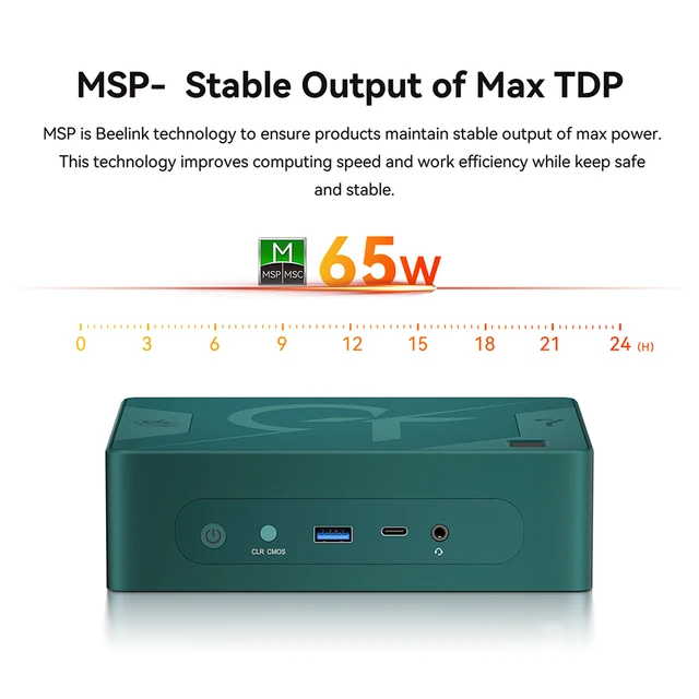 Beelink 미니 데스크탑 게이밍 컴퓨터 GTR7 Pro와 GTR7은 AMD Ryzen 9 7940HS와 Ryzen 7 7840HS 프로세서로 최대 64GB의 DDR5 메모리와 4TB의 NVMe SSD 저장 공간을 제공합니다.