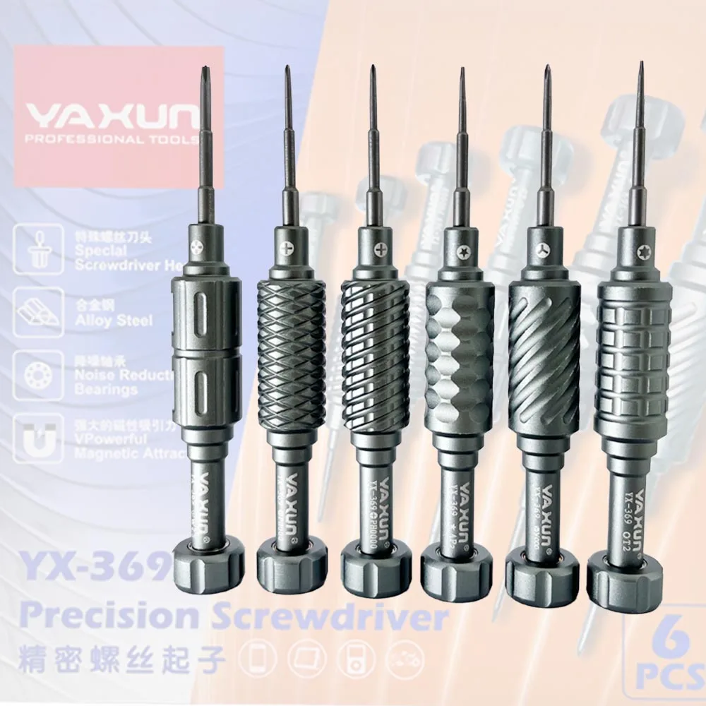 YAXUN-Alta Dureza Precisão Chave De Fenda Set para Celular