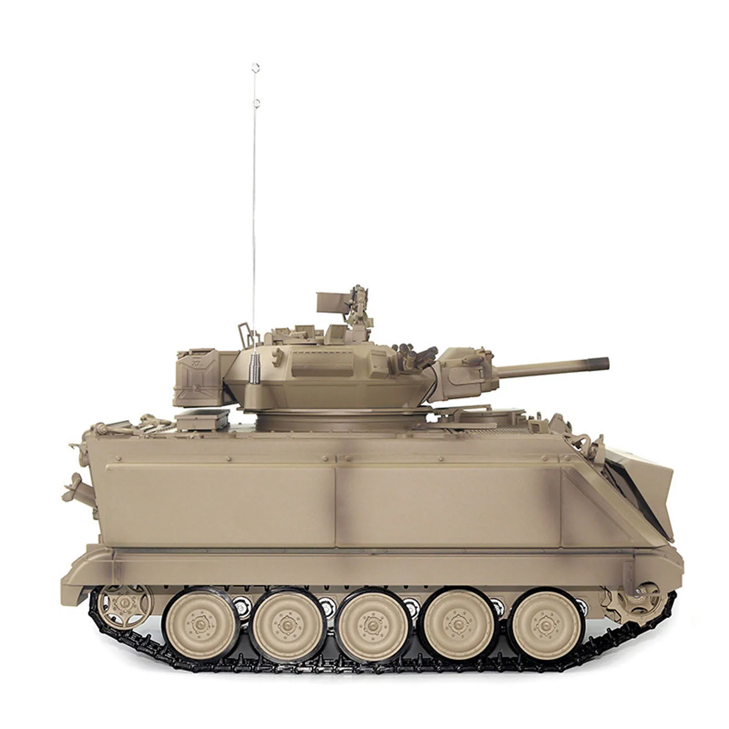 통데 1/16 RC 군용 탱크 M2412-A M113A1 MRV 320 터렛 회전식 총신 반동 적외선 구동 휠 원격 조종 팬저