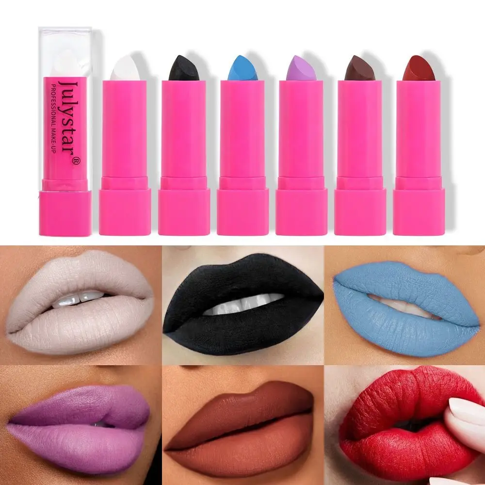 

Натуральная матовая, белая, черная, красная матовая помада для лица, стойкий костюм клоуна для макияжа, футбола, бейсбола, софтбола