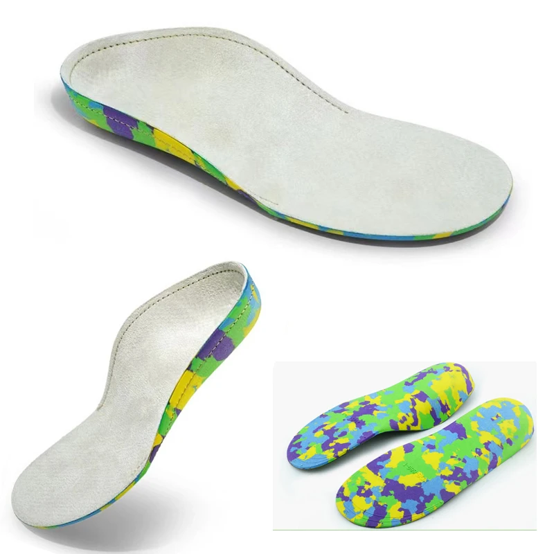 Ortoluckland Children Sneakers Orthopedic Flatfoot Insoles Kids Arch Support Soles Boys Girls Orthotic Sandal Shoes Care Pads