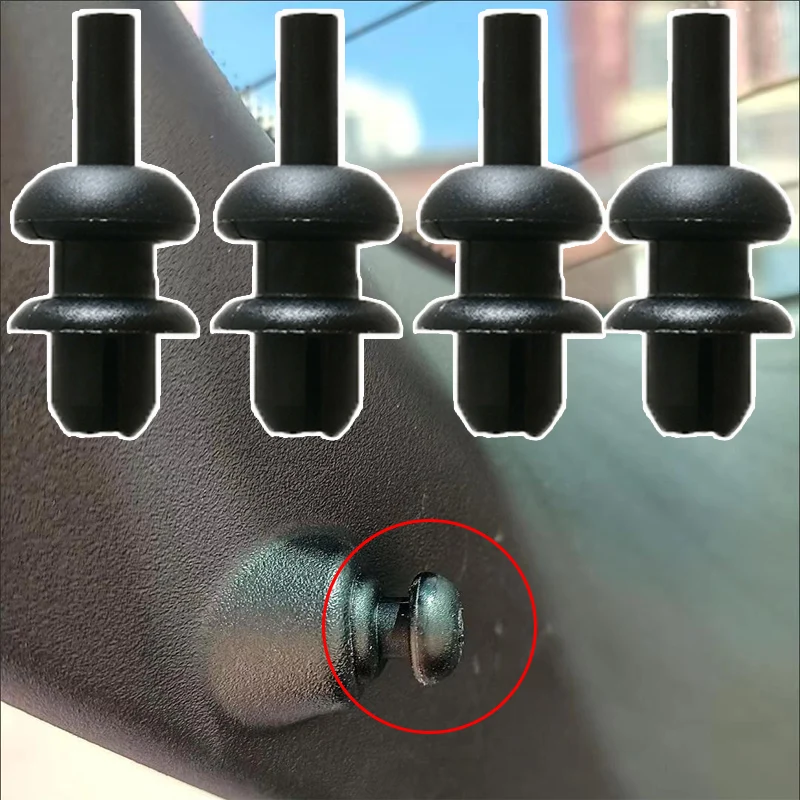 4Pc Posteriore Boot Trunk Parcel Shelf Cord Strap String Clips Staffa Di Montaggio Gancio 699218 Per Citroen Saxo 1996 1997 1998