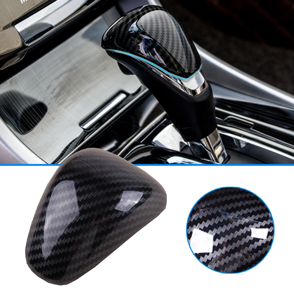 

1Pc Carbon Fiber Interior Gear Shift Knob Cover Trim For Honda Accord 2013-2017 Cars Auto Vehicle Tuning Interior Accessories