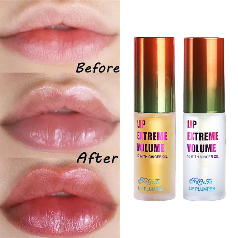 Long Lasting Lip Plumper Oil Serum Instant Volumising Essence Oil Repair Lip Fine Lines Increases Elasticity Sexy Lip Balm New 2