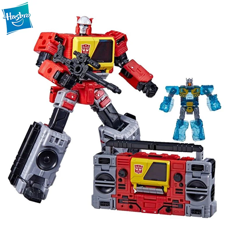 

In Stock Hasbro Transformers Generations Legacy Voyager Autobot Blaster & Eject Robot Anime Figure Action Model Collectible Toys
