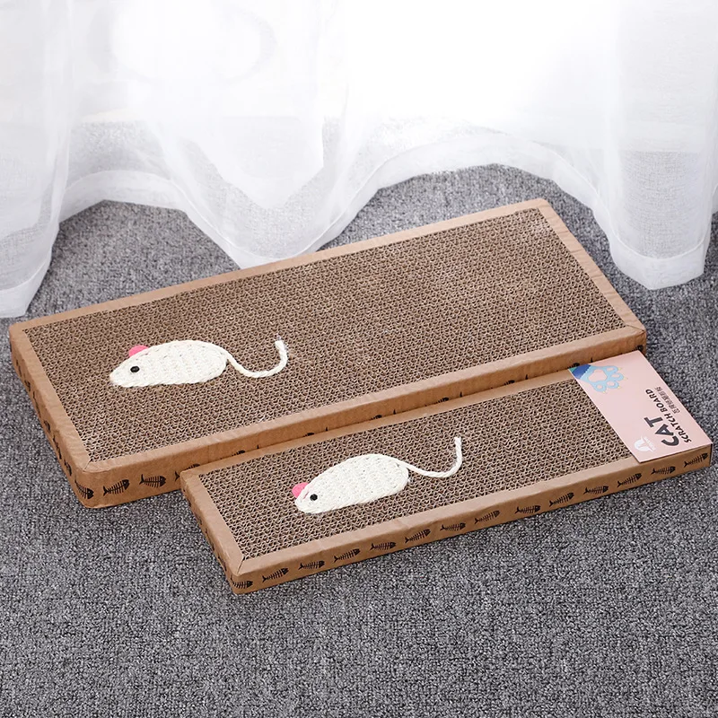Title 3, Pet Cat Scratching Board Cat Cardboard Mat Scra...