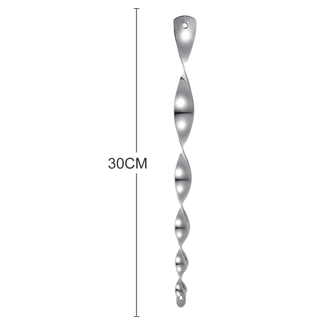 Fényvisszaverő Madár Elrettentő Bot Függő Taszító Szél Harangok Vízálló Madártaszító Csavar Műanyag Kerti Dekorációhoz - Image 6