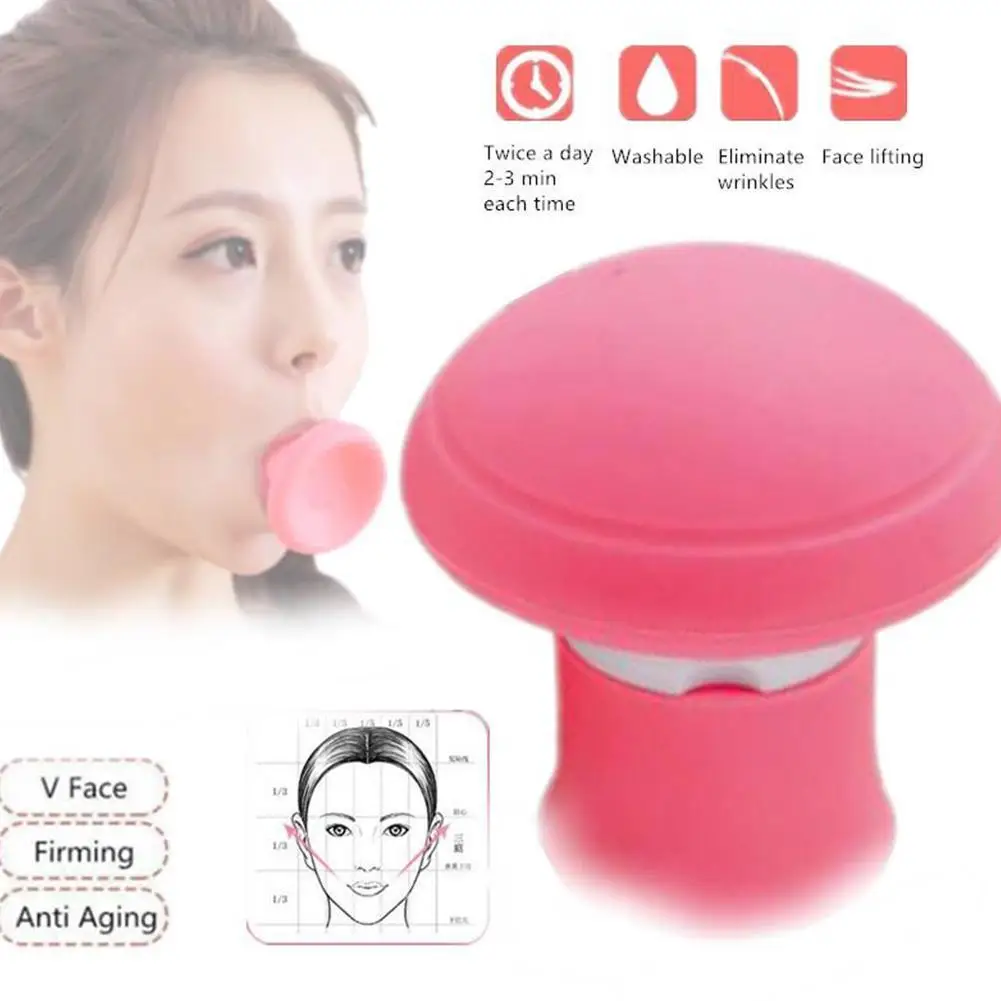 1pcs Silicone V Face Facial Lift Double Chin Slim Skin Care Tool Firming Expression Exerciser Remove Masseter Muscle Line