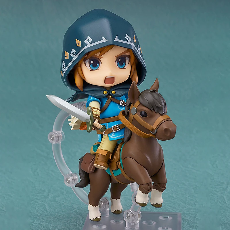 10Cm La Leggenda Di Zelda Breath Of The Wild Link Action Figure Modello In Pvc 733-Dx Collection Cute Zelda Link Figurine Toys Gifts