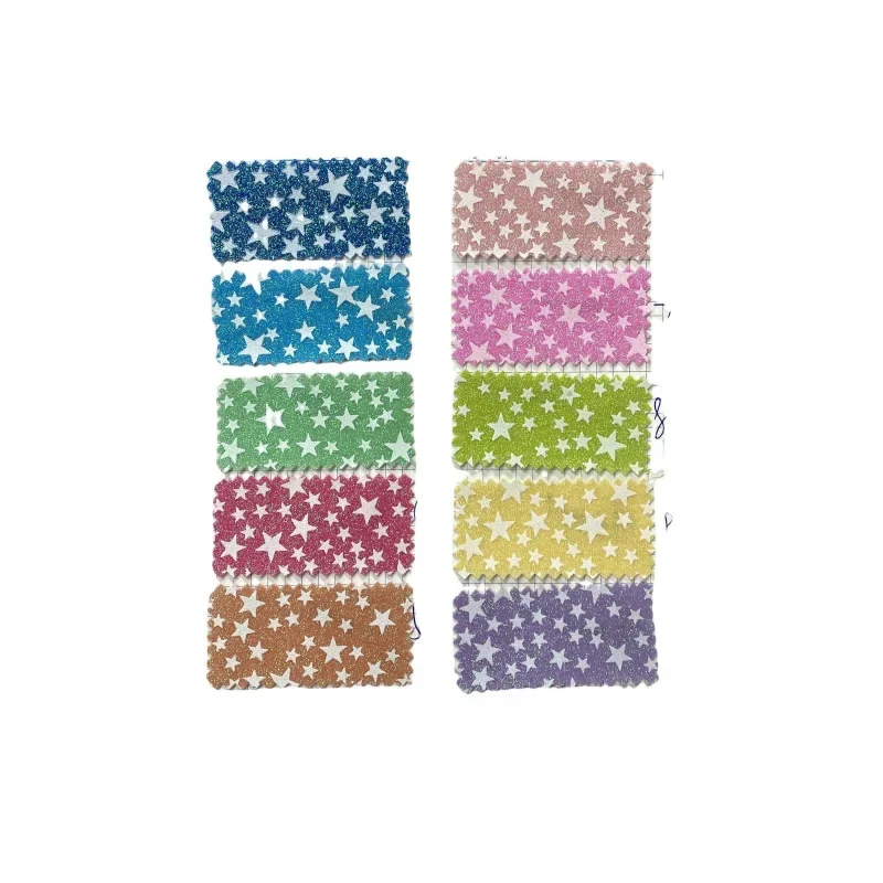DIY Fabric Glitter Leather Handbag Bag Shoe Material Star Night Glow Fine Powder Gold Onion Grid Decoration Material