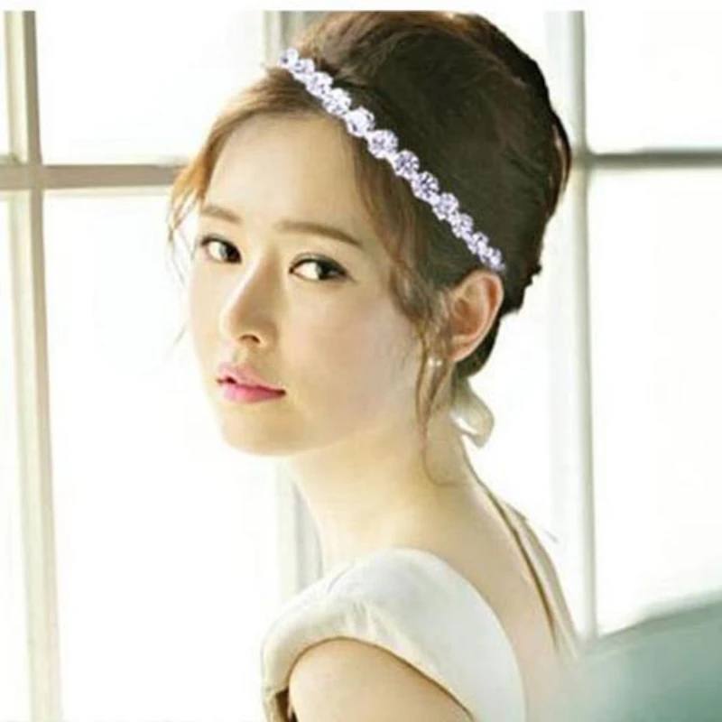 Headwear Children Girl Bridal Crystal Rhinestone Wedding Jewelry Hair Bands Accessories Tiara Crown