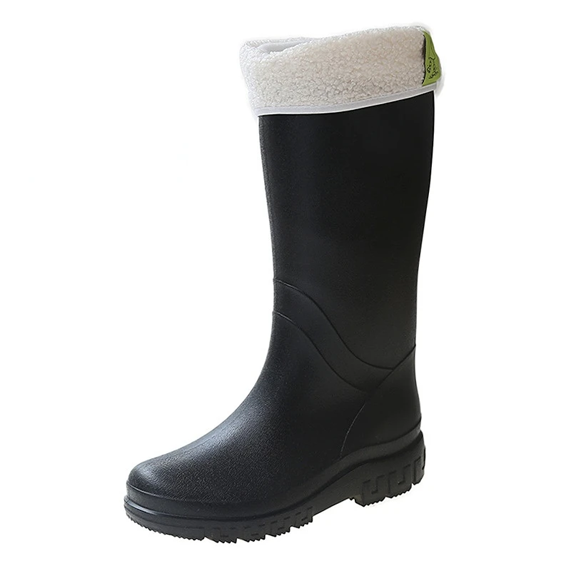 2023 Waterproof Women Rain Boots Knee-high Anti-slip Boots Outdoor Garden Rain Shoes For Woman