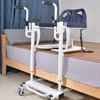 5 IN 1 Advanced Patient Lift Transfer Chair Versatile Bedside Commode Silent Transport Wheelchair Lift Aid Bathroom Shower Chair 1