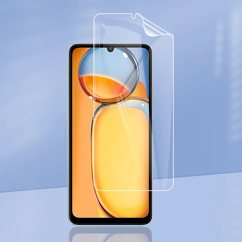 Per Xiaomi Poco C65 Redmi 13C Clear Tpu / Matte Anti-Impronte Hydrogel Full Cover Soft Screen Protector Film