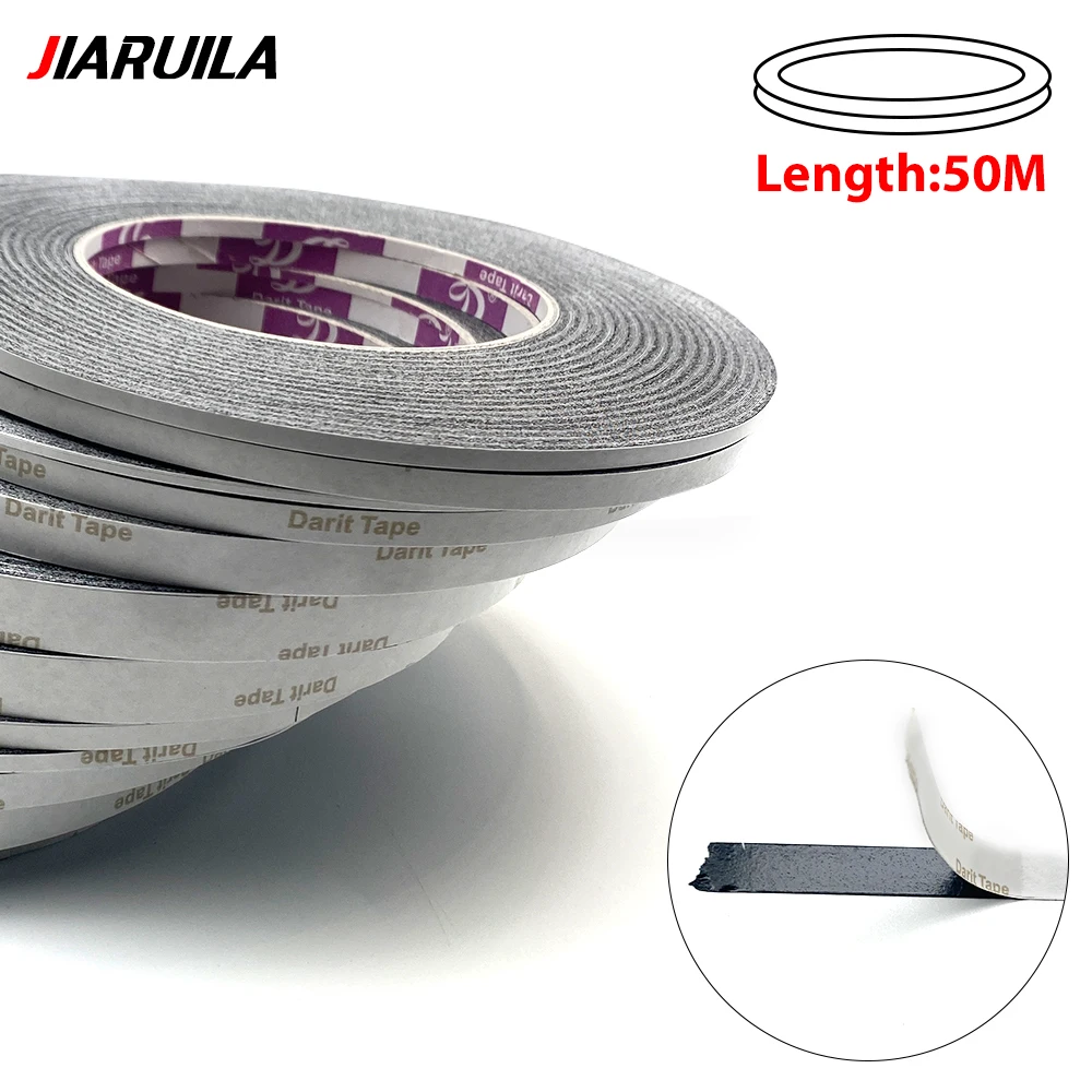1mm - 10mm*50m 양면 휴대폰 수리용 접착 테이프, 내열성, 휴대폰 터치스크린 수리용 강력 스티커