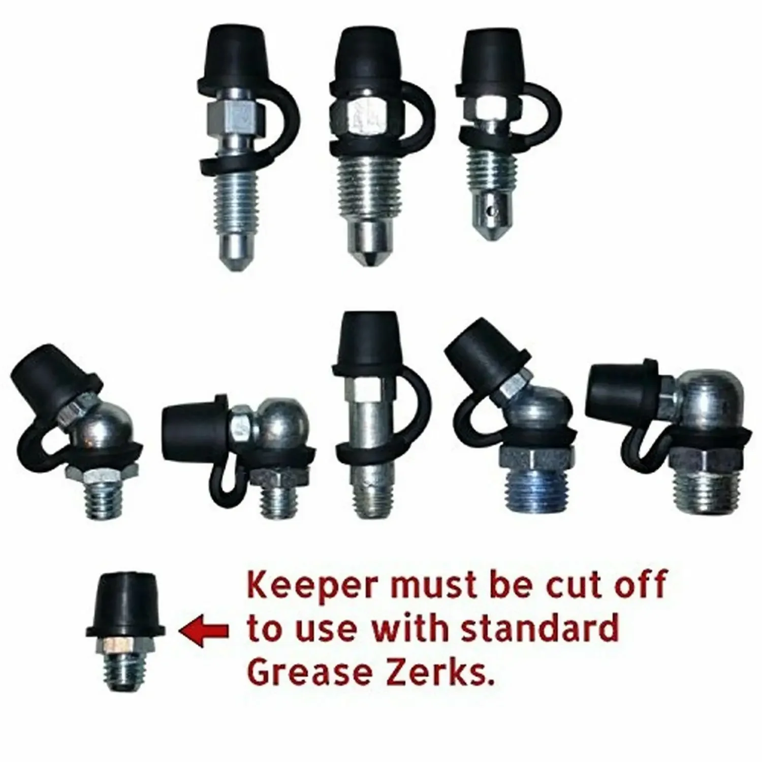 

Grease Cap Brake Bleeder Screw Cap Rubber 20/30/40x 3cm Length Accessories For Motorcycles M6/M8/M10 Grease Zerk