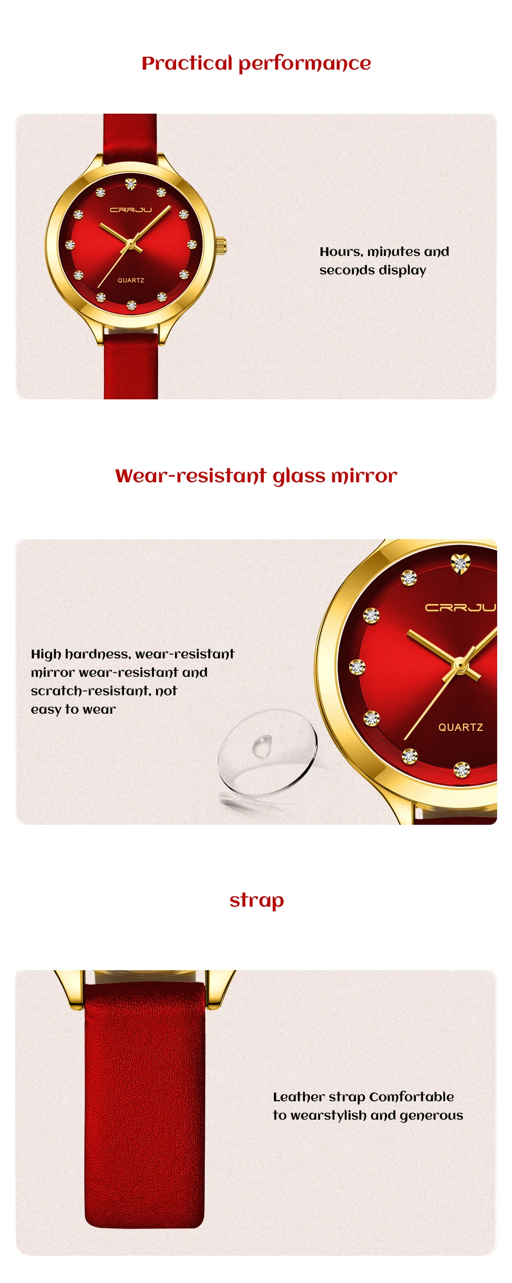 5 stücke Set es Frauen Leder Band Damen Einfache Casual frauen Analog Handgelenk Armband Femme_voghion.com