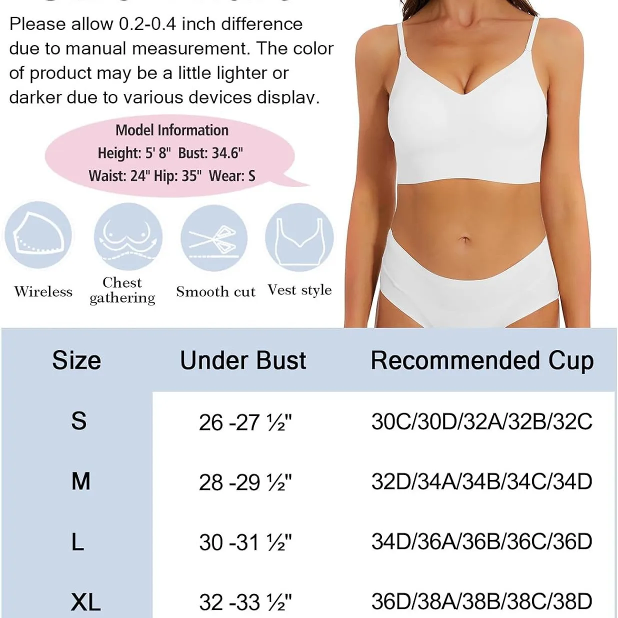 Seamless Low Back Bra Support Multiway Wireless Backless Halter Padded Bralette Lifting Straps Convertible Bras 4