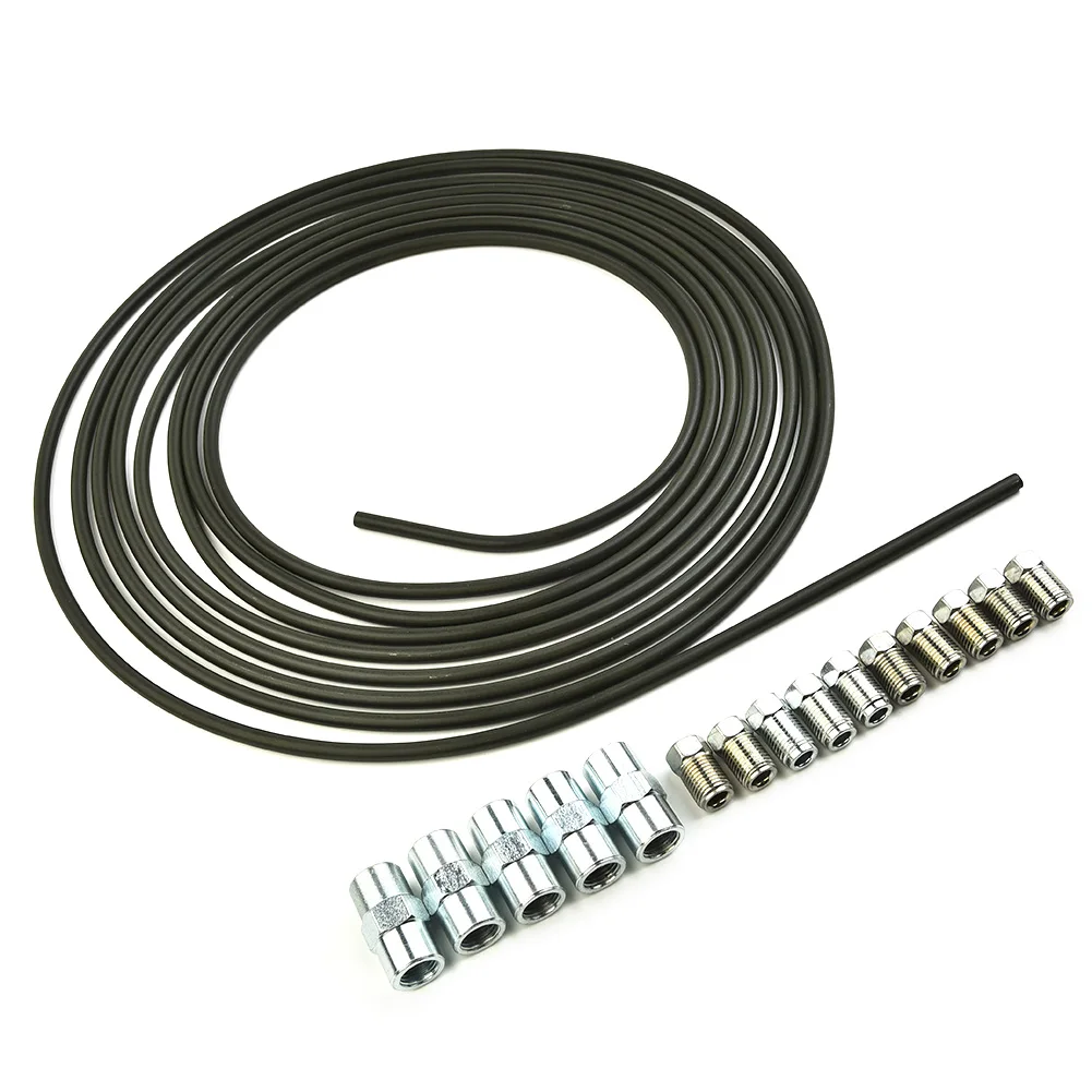 Replace Your Old Lines with 5m Brake Line Steel Pipe 4 75mm & 10 Screw Connections & 5 Connectors Hassle Free Upgrade