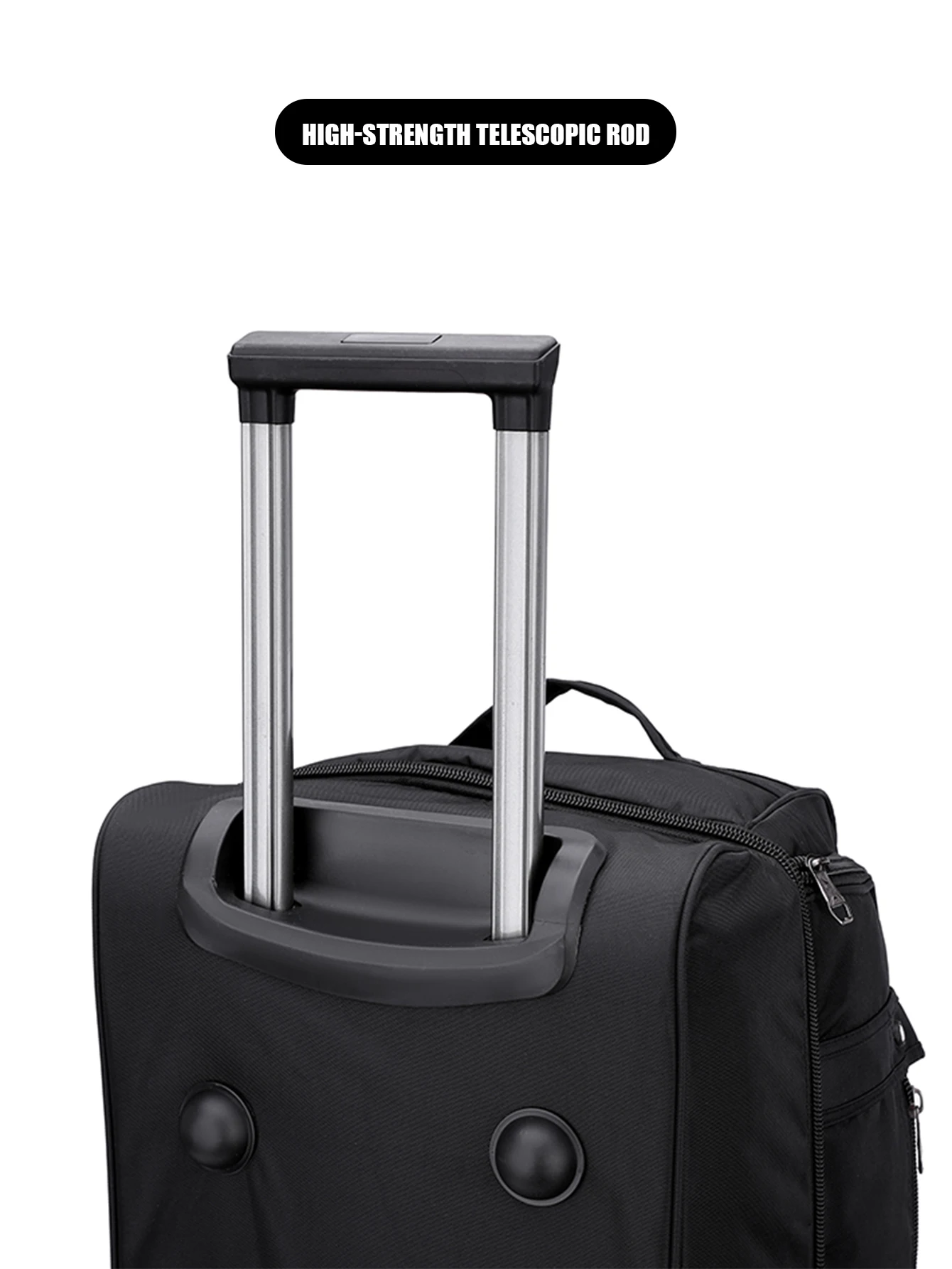 Multifunctional Trolley Travel Bag, Large-Capacity Men's and Women's Business Boarding Bag, Short-Distance Luggage Bag, Portable