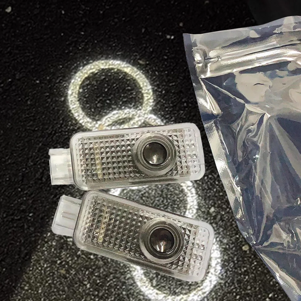 LED Tür Willkommen Lichter Fit für Audi A1-A8 Q5 Q7 R8 TT Sline Quattro A4 A6L B5 B6 B7 B8 B9 C5 C6 C7 S3 S6 Projektor Auto Lampe