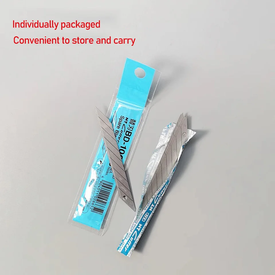 NT 커터 교체용 칼날 - 자동차 비닐 랩, PPF 설치, 벽지 및 공예 절단용 프리미엄 유틸리티 나이프 리필 KLT-12