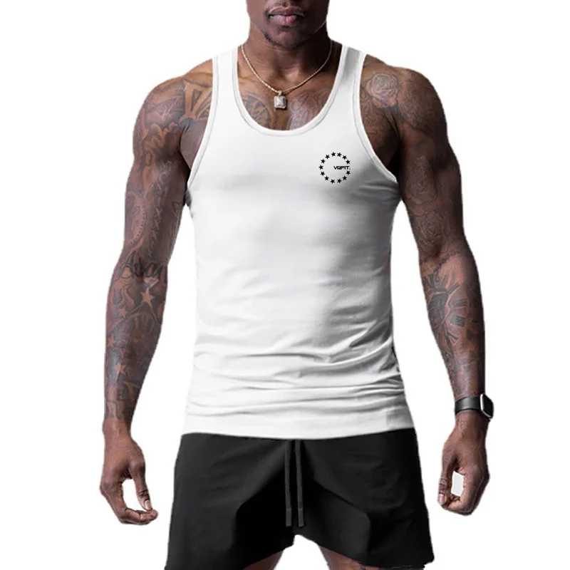 

Mens Quick Dry Fitness Brand Tank Top Clothing Work Mesh Vest Cool Bodybuilding Boxing Sleeveless Singlets