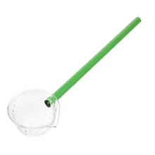 

Long Handle Glass Tea Spoons Tableware Clear Teaspoons Flatware Tea Ware