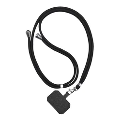 Universal Lanyard Mobile Phone Strap - Multifunctional Neck Sling and Cell Phone Rope (Black)