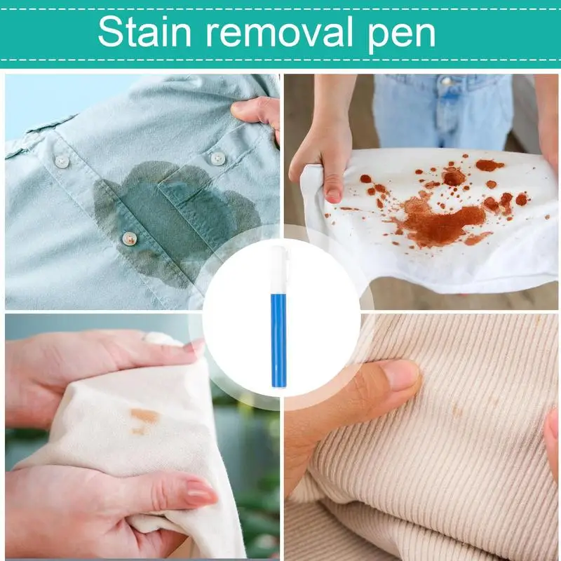 Clothes Instant Stain Remover Pen Grease Detergent Emergency Decontamination Cleaning Bleach Stick Rescue Clothes from Blood