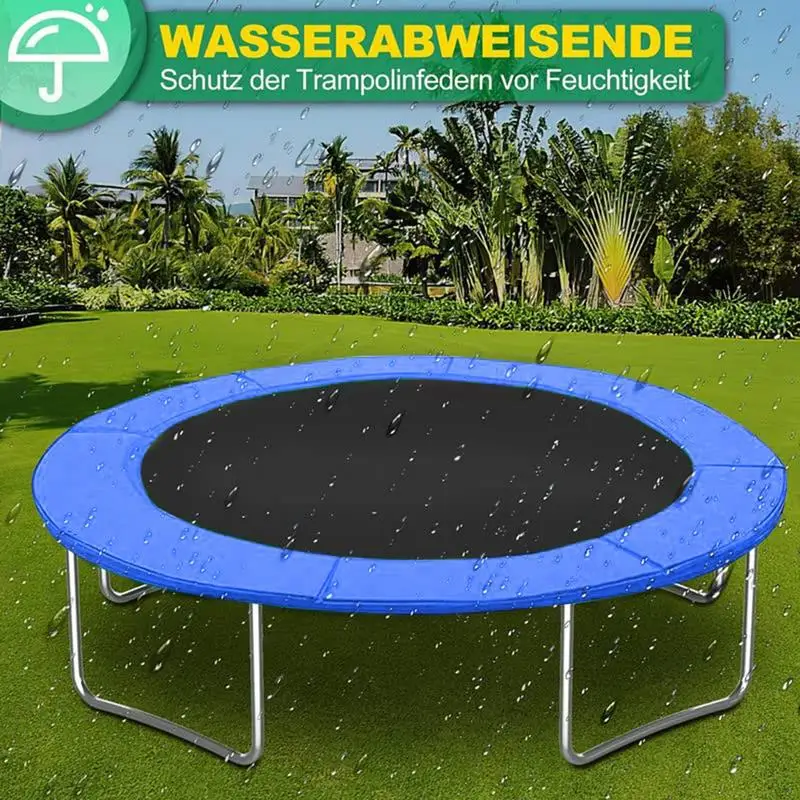 Trampoline Pad Replacement Secure-Fit Trampoline Cover Protective Waterproof Safety Cover for Gym Weather Damage Round Frames