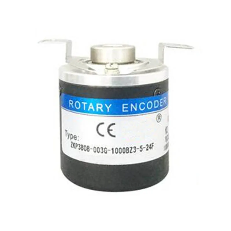 

Free Shipping Hollow Shaft Photoelectric Rotary Encoder ZKP3808 2000 Pulse 2000 Wire ABZ Three Phase 5-24V
