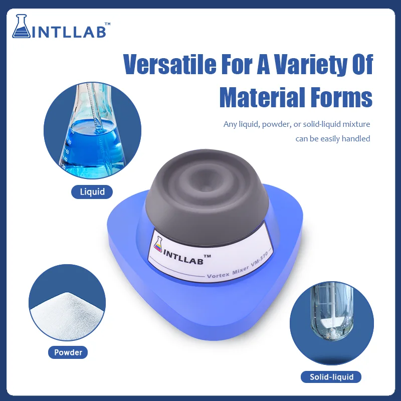 INTLLAB Lab Vortex Mixer 미니 조절 가능한 속도 잉크 셰이커 궤도 안료 병 흔들리는 교반기 샘플 믹서 2800rpm
