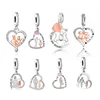 FC Jewelry Fit Original Pan Charm Bracelet 925 Sterling Silver Dad I Love You To The Moon and Back Bead For Making Berloque 1