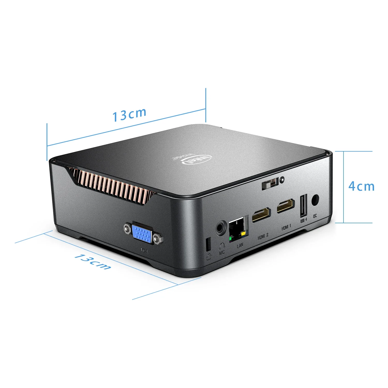 ミニPC ACEPC GK3V Celeron J4125 8GB/256GB AK3V Mini PC Windows 10 4 Core Intel Celeron J3455 8GB 128GB