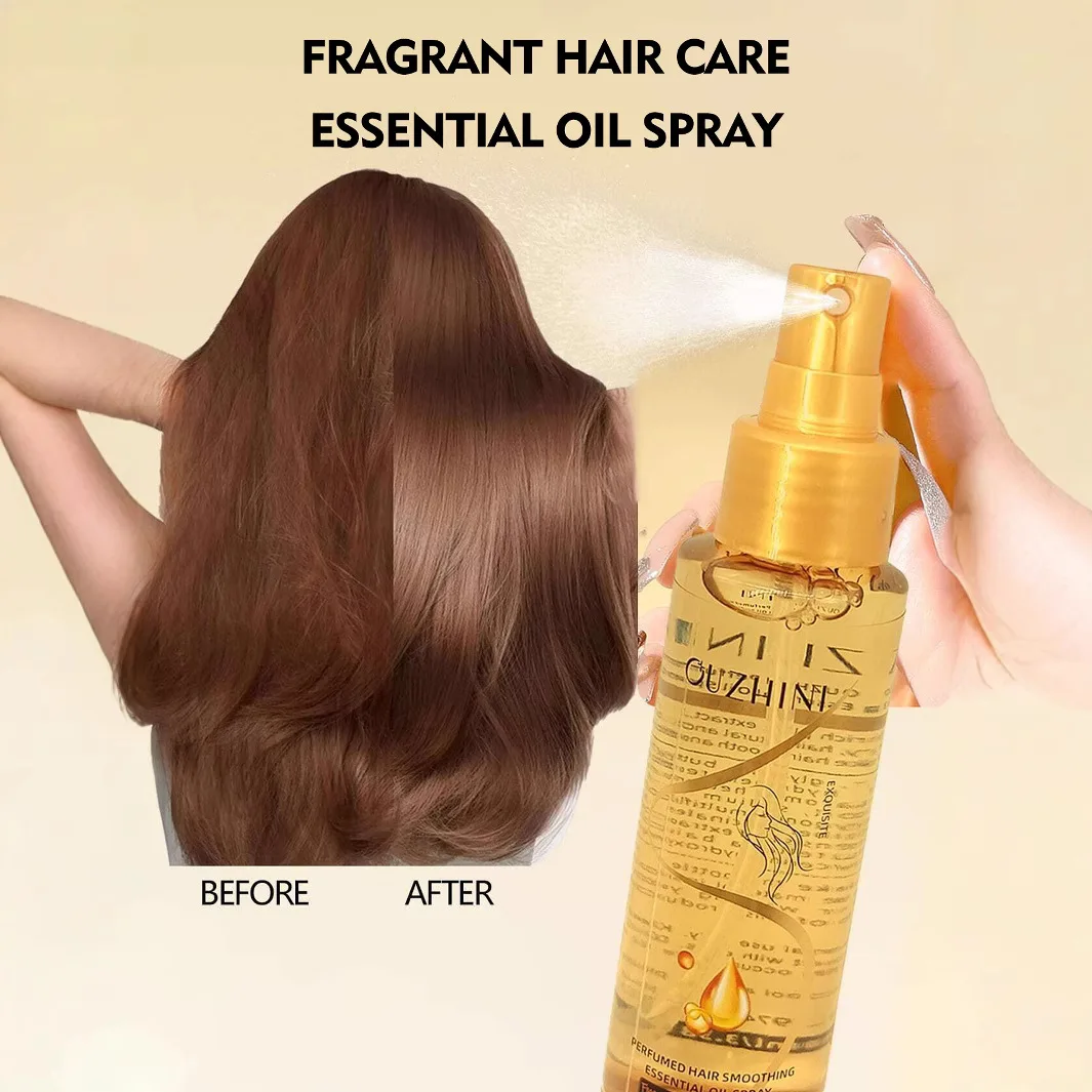 Perfume Softening Hair Care Essential Oil Spray Improves Frizz Long-lasting Fragrance Hair Care Oil