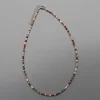 Collier ras du cou Simple en perles de rocaille pour femmes, Collier de bohème coloré fait à la main, cadeau de bijoux